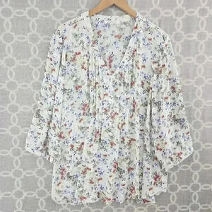 New without tag Rose + Olivia Floral Chiffon Blouse 3XL